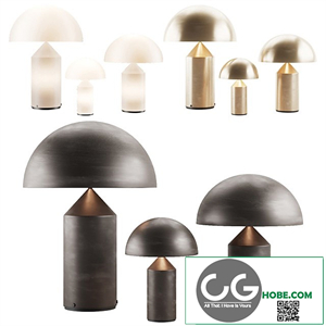 007 Oluce ATOLLO table lamp 00
