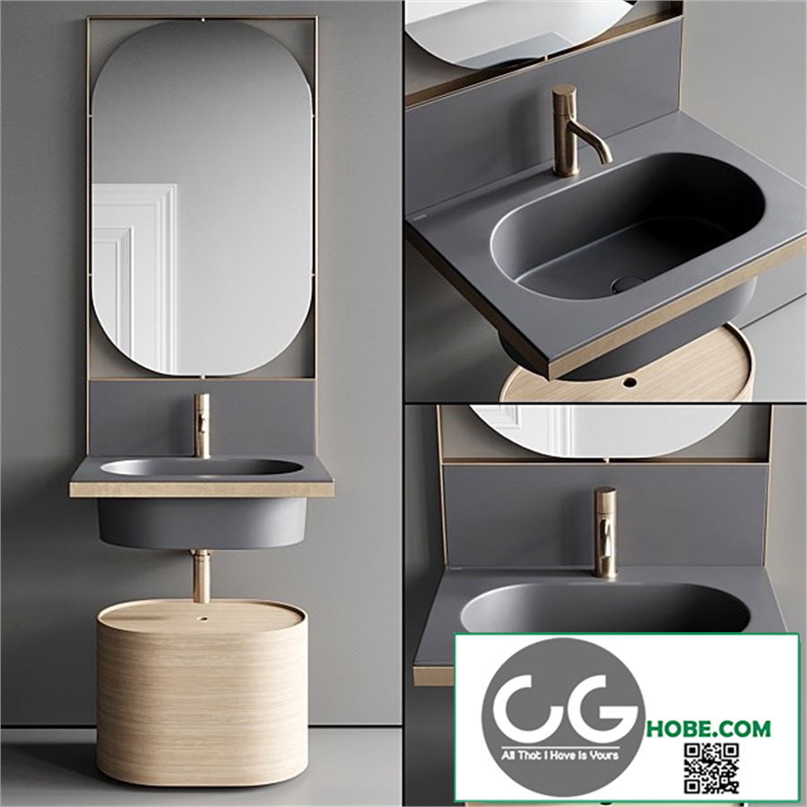 Ceramica Cielo Elle Vanity Unit Set 2
