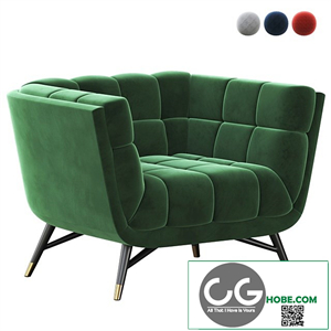 Adept Performance Velvet Armchair
