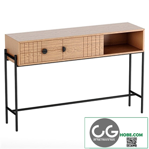 Clara oak console