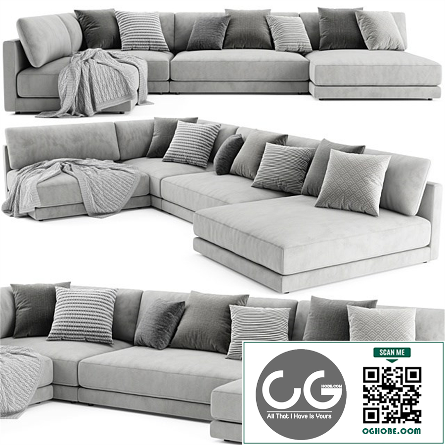 Blanche katarina sectional sofa