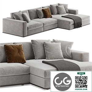 Minotti Hamilton corner sofa
