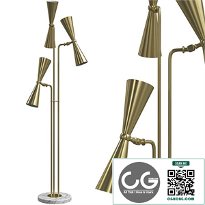 Floor lamp Wooddi Amadeo