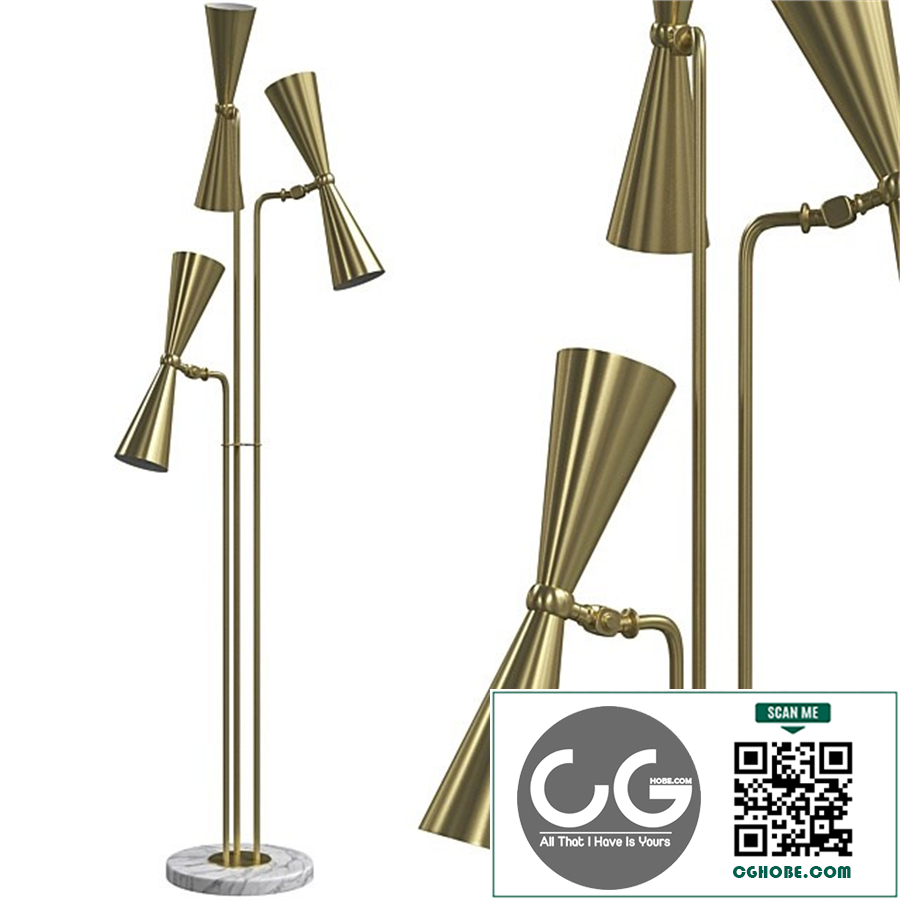 Floor lamp Wooddi Amadeo