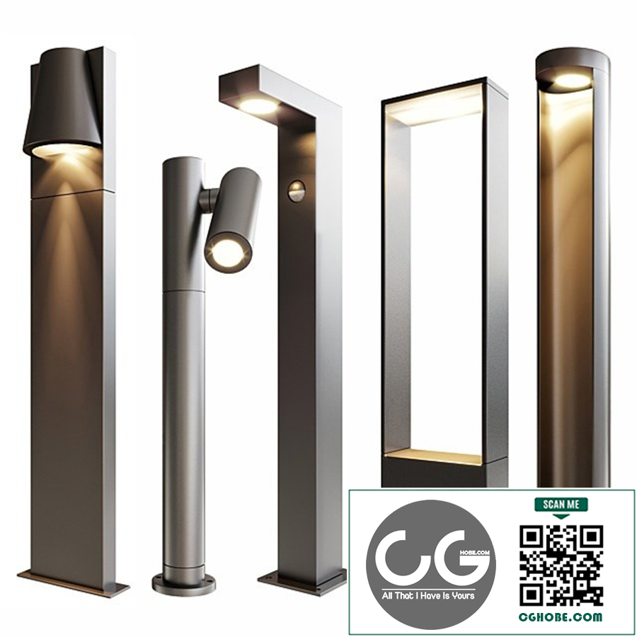 Lucide bollard lights