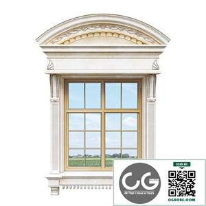 Classic facade window