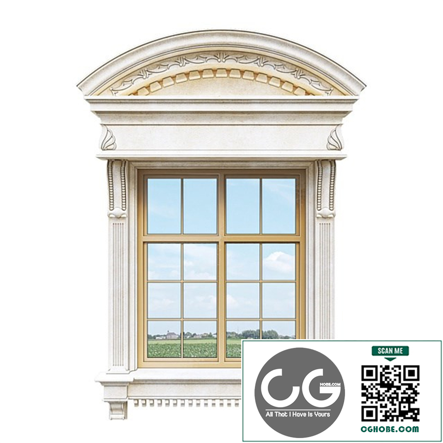 Classic facade window