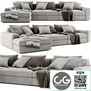Poliform Dune Chaise Longue Sofa 2