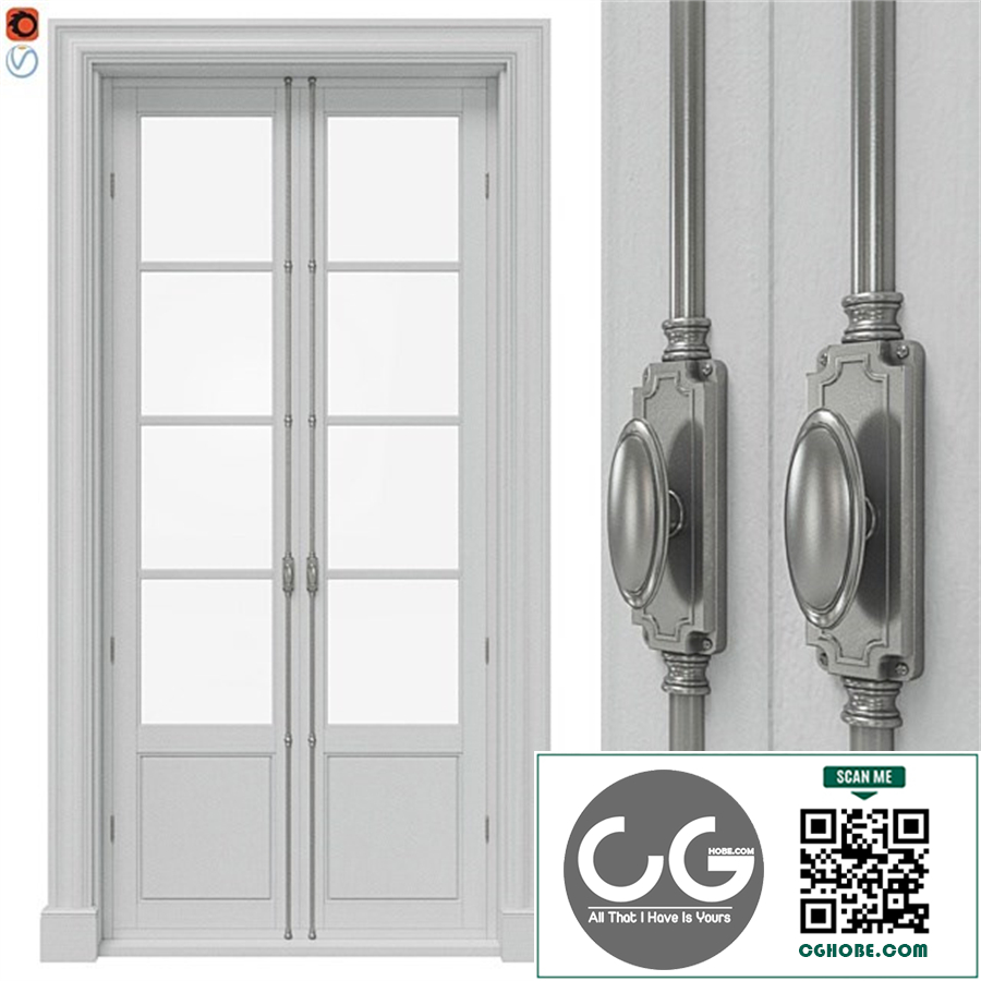 Classic doors with cremones