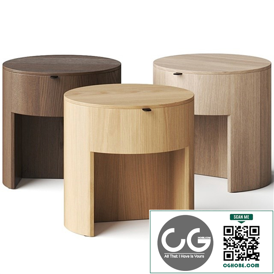Lulu and Georgia Kono Nightstand Bedside Table