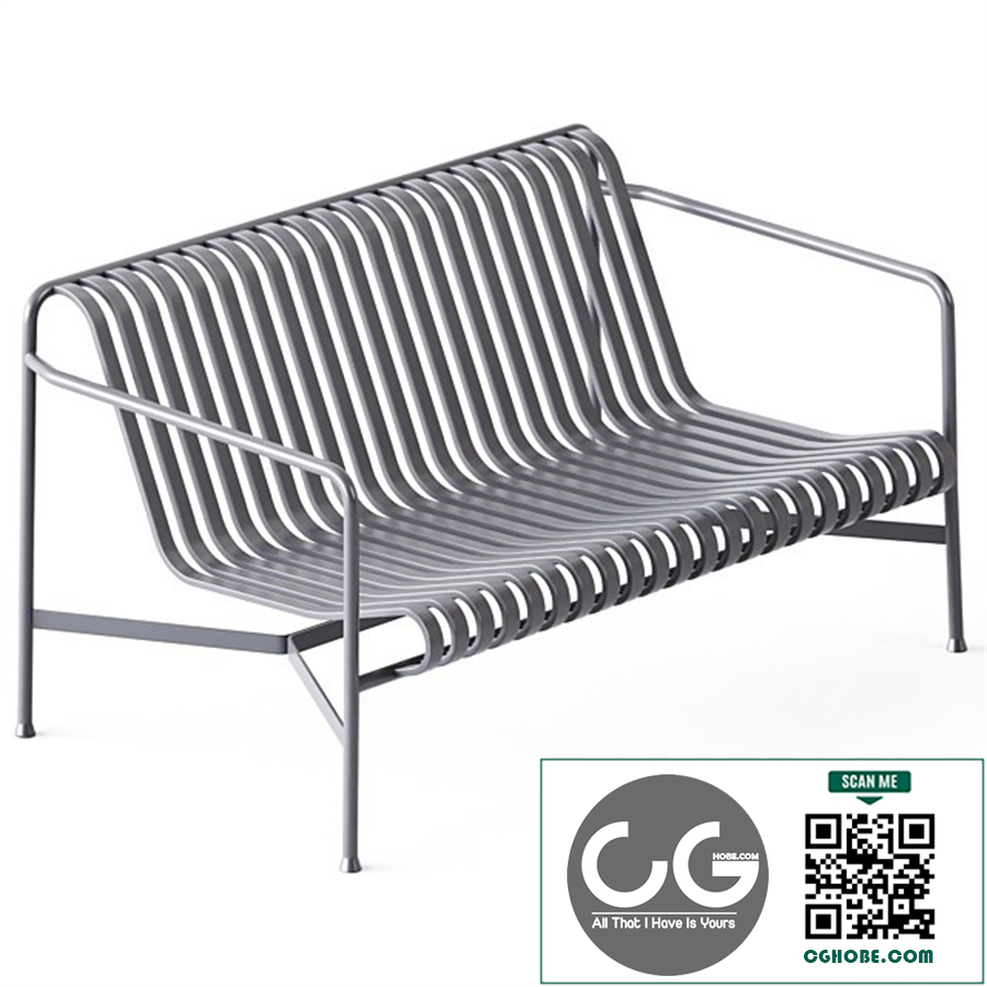 Palissade Lounge Sofa Olive by Hay