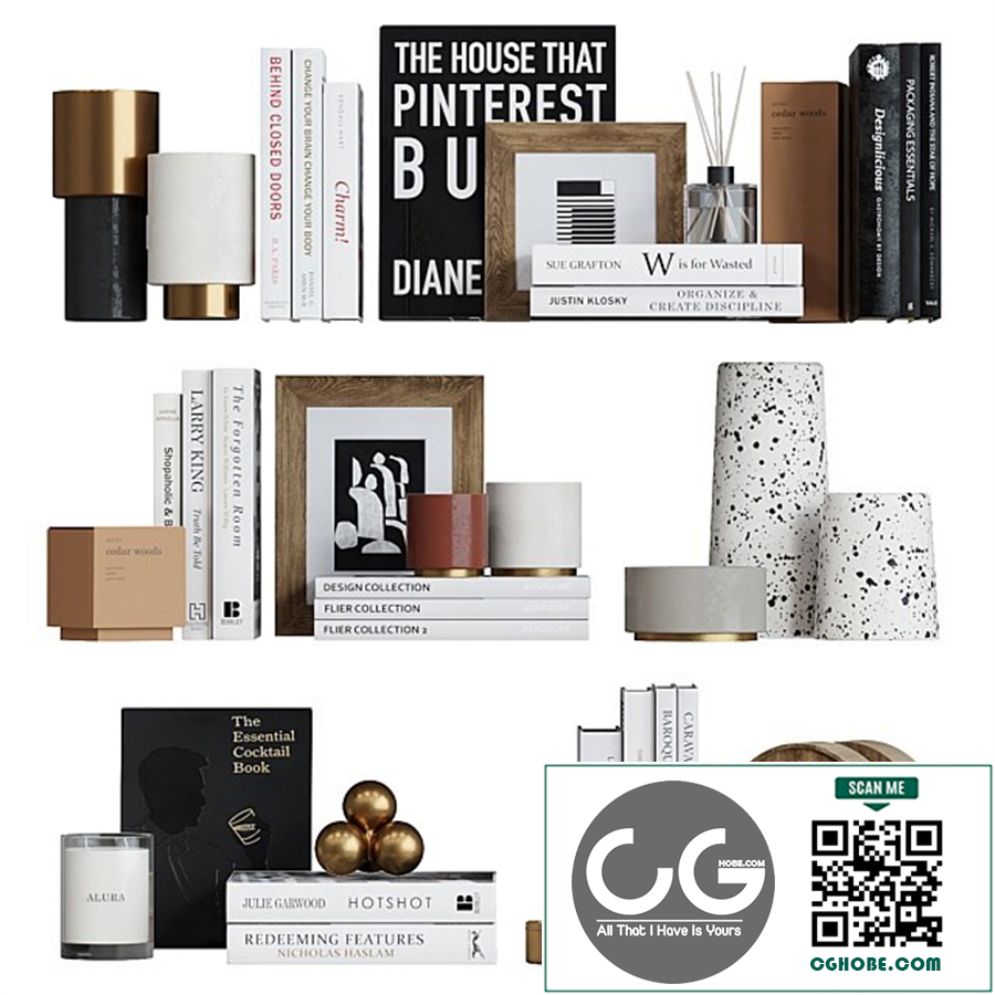 Decor shelf set 15