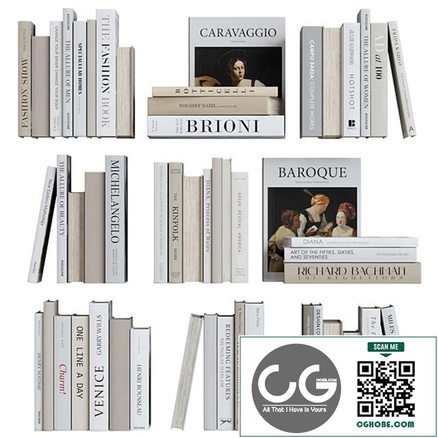 Book decor set 1