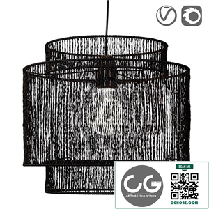Natural hemp lamp, Yaku