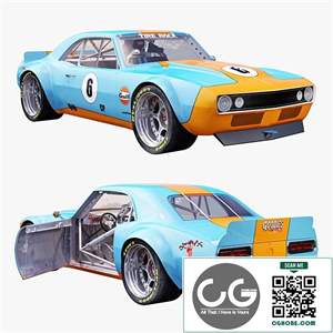 Chevrolet camaro gulf racing 1968