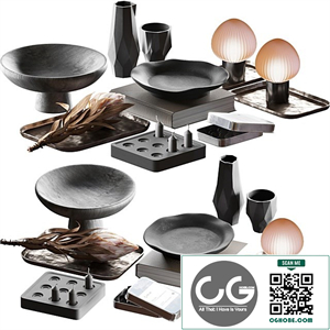 Decorative set 022 geometric