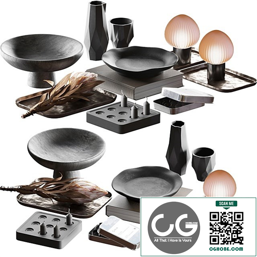 Decorative set 022 geometric