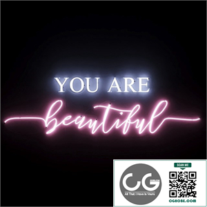 Neon Text 05 You Are Beautiful