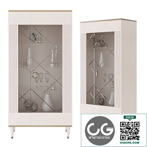 Showcase cabinet from the Rimini Solo collection