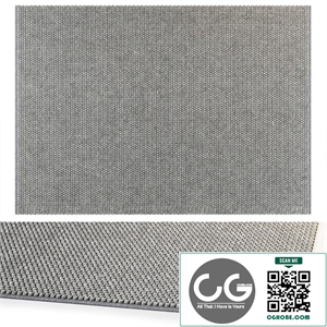 BENUTA WOOL RUG BEADS GRAY