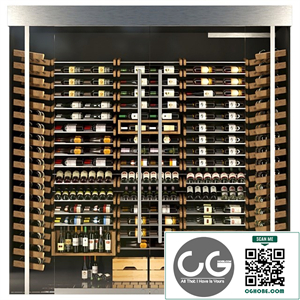 Huge wine rack. Wine