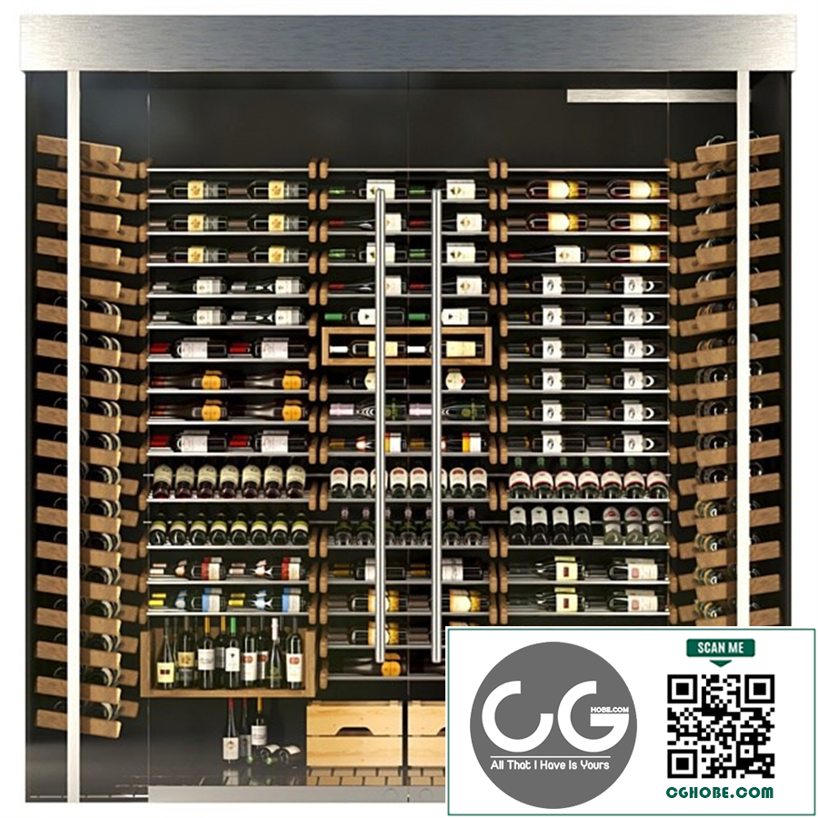 Huge wine rack. Wine