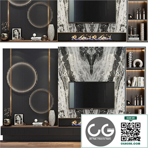 TV shelf 0475