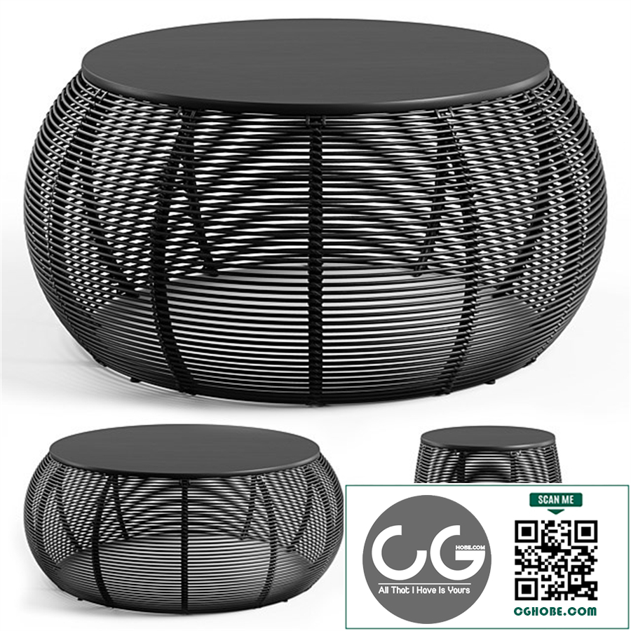 Vincent Sheppard - Ivo side table - black