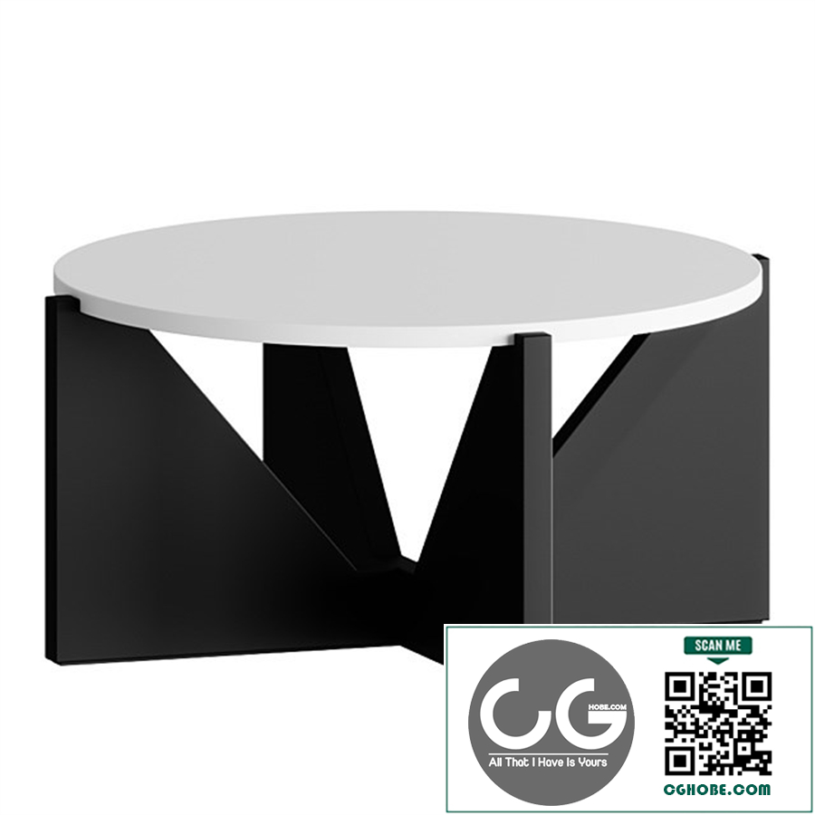Concrete coffee table Miro with ebony base Coffee table coffee table
