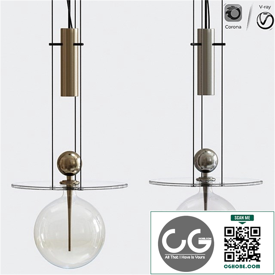 Perfume Sphere Ceiling Light