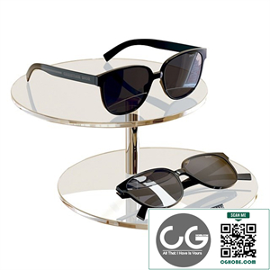 Store Display / Dior / Sunglasses Flag 1 Black