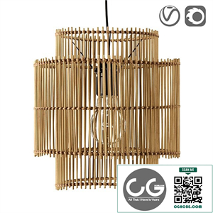 Haya bamboo lampshade