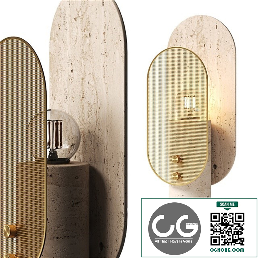 Saccal Design House Travertino Nostalgia Table Lamp