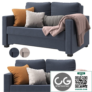 IKEA BACKSEDA 2-seater sofa bed, 2 colors