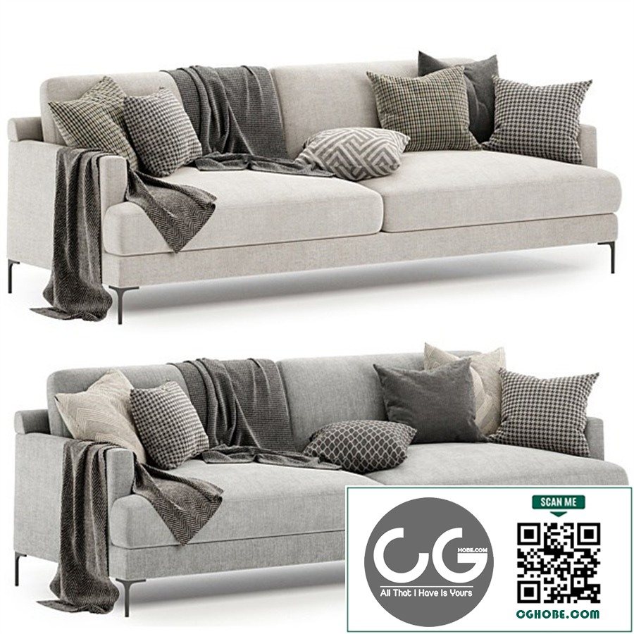 Laura 3.5 seat sofa