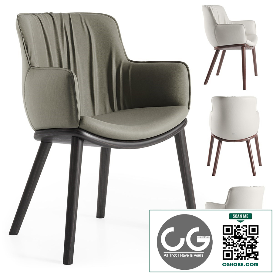 Cattelan Italia - Rhonda Wood Chair