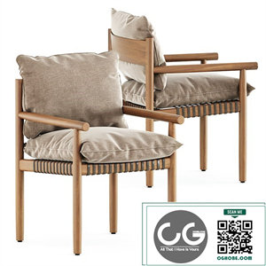 Tibbo Armchair by Dedon