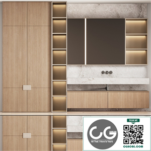 Bathroom Furniture Set 06