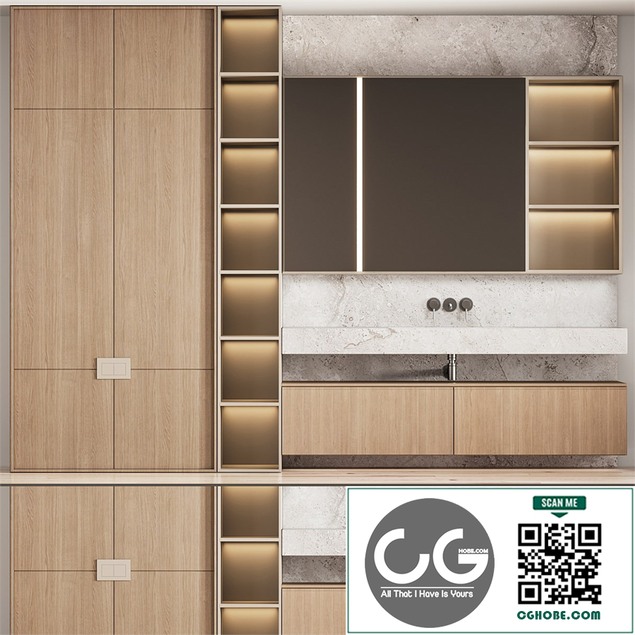 Bathroom Furniture Set 06
