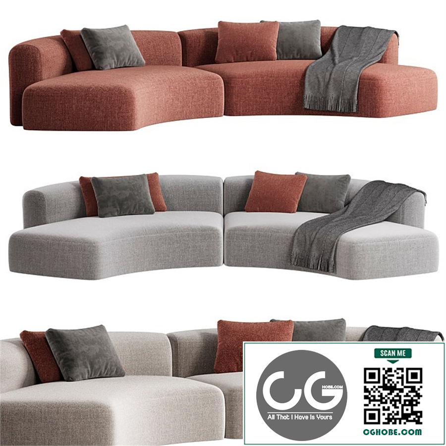Cozy Curve Sofa