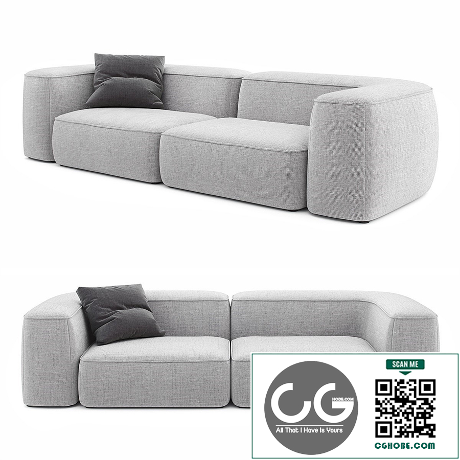 OM Straight sofa Leman