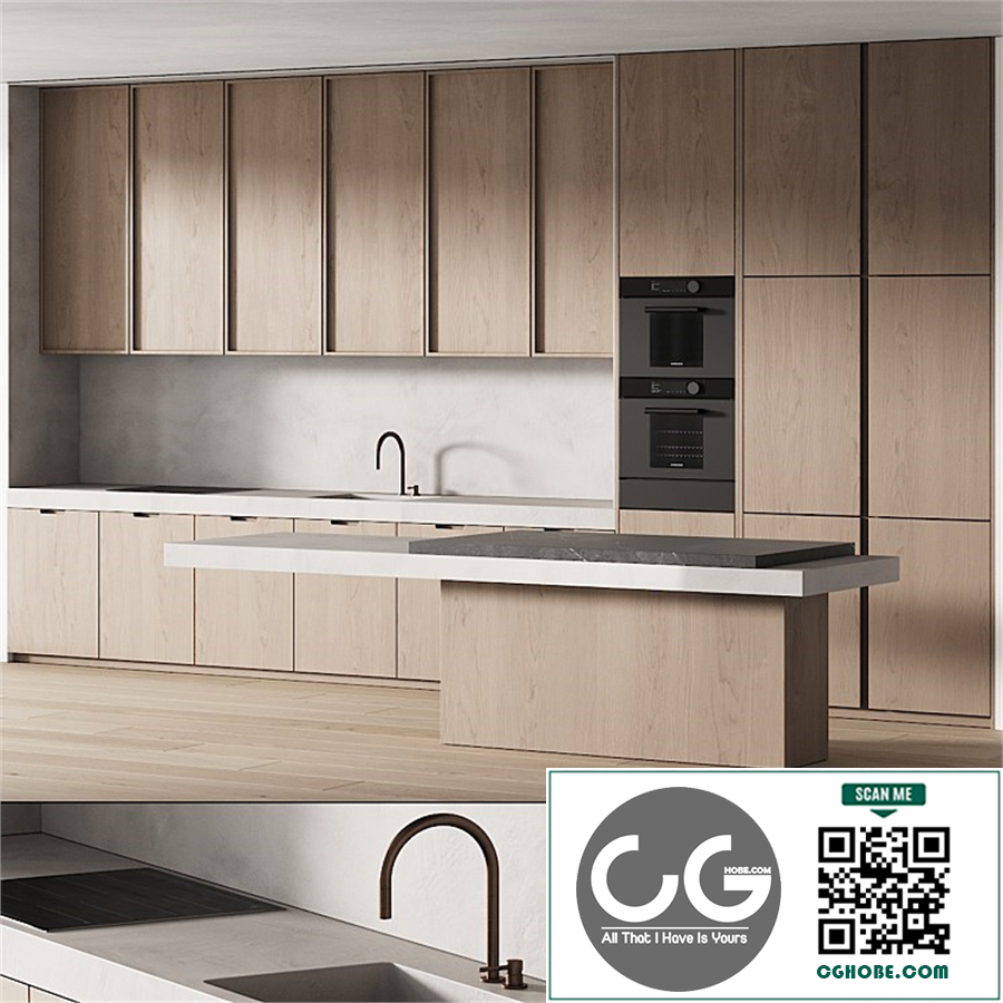 242 modern kitchen 15 minimal modern kitchen with island 06