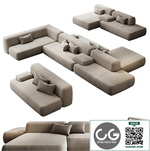 Modular sofa Lema Cloud