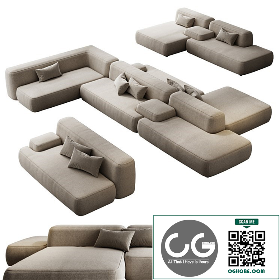 Modular sofa Lema Cloud