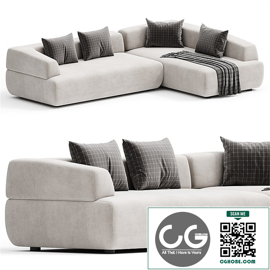 ITALO | Sofa with chaise longue By Minimomassimo