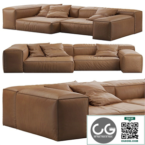 Extrasoft Sofa by Living Divani Comp 1