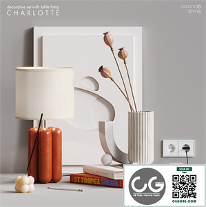 Coral decor set