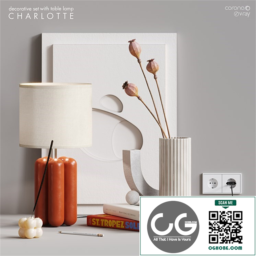 Coral decor set