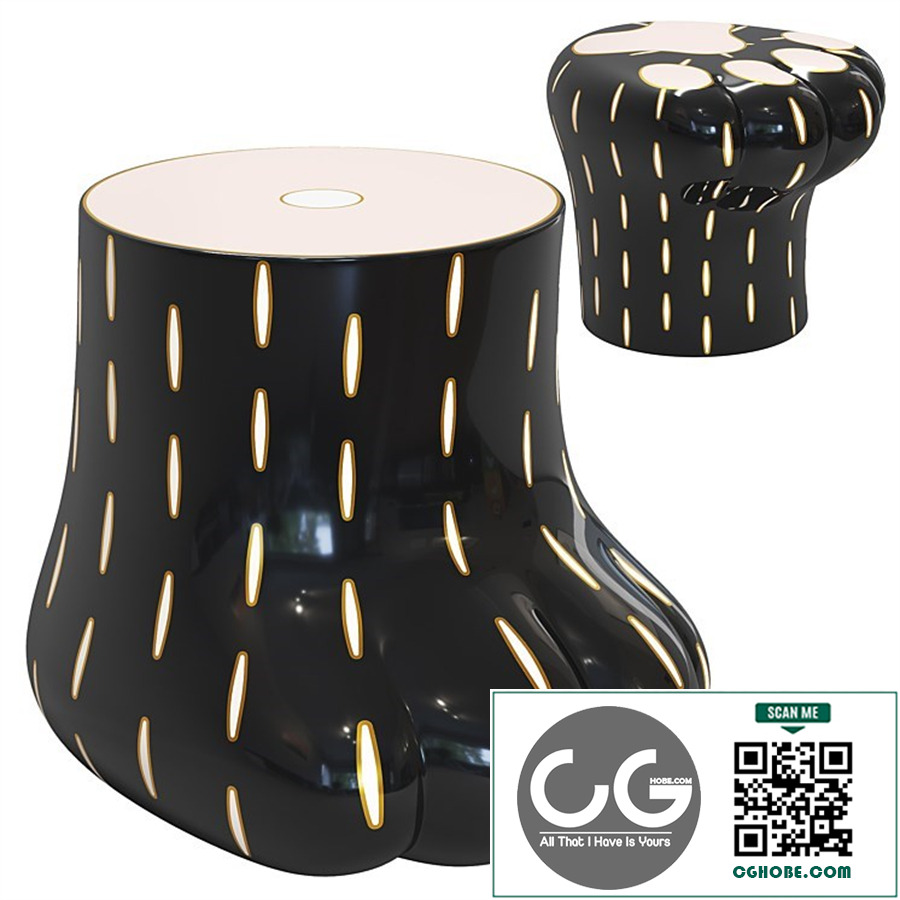 Paw Stool Side Table