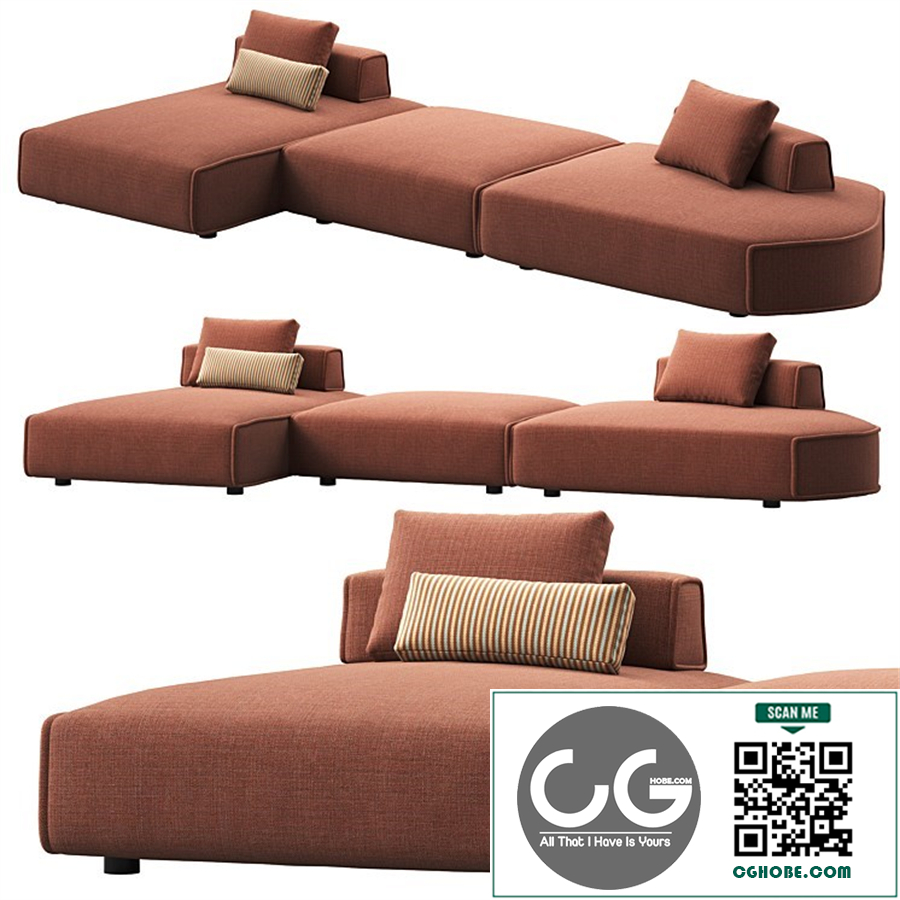 Sofa NIVEAUX by LEMA